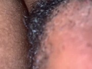 Pretty Yellow bone has muscleman male eat Gushers out her a$$