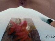 Video-on-demand. Wife pisses on a photo of a fan member 13/16