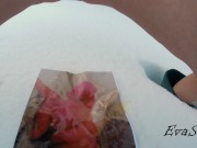 Video-on-demand. Wife pisses on a photo of a fan member 14/16