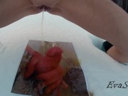 Video-on-demand. Wife pisses on a photo of a fan member 9/16