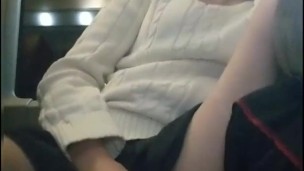 Tape Gagged in Public 2 - Masturbating on the Bus