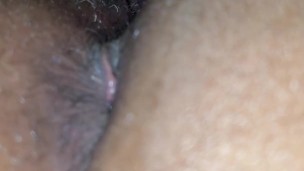 Ebony bbw gets pussy licked oral sex. Asmr tongue fucking.
