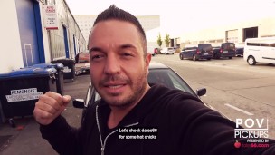 GERMAN BABE drives NAKED in RUSH HOUR to FUCK DATE! Claudia Swea Dates66