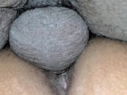 Ebony Ball vision pt2 internal creampie. Balls deep in enony bbw Ass clench