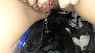 Tried holding it but couldn't stop pissing