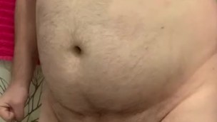 Getting a chub during morning pee