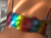 Mylittlebitch pussy farting after deepthroat and dicked down 14/16