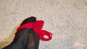 Lick my grool on my dirty panties - HUMILIATION TASK