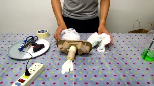 I make my own pussy toy. By Coasters for drinking