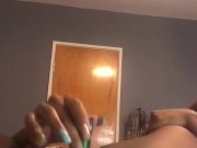Ebony Using Toy - Screenshot 3 of 16 - Vibrator