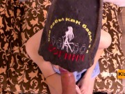 Russian teen suck dick and gets cumshot and oral creampie, bath blowjob pov 5/16