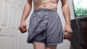 Soaking Boxers With Piss