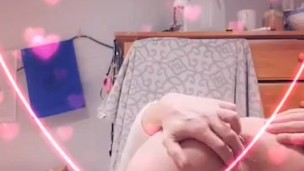 Blonde Sissy Trap Crossdressing Slut Anal Glass Buttplug Teen Strips 