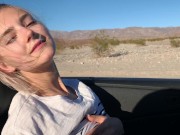 Подростки трахаются в кабриолете на пути в Лас-Вегас - Ева Эльфи 1/16