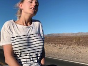 Подростки трахаются в кабриолете на пути в Лас-Вегас - Ева Эльфи 9/16