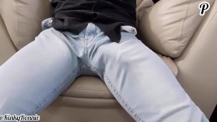 Cumming in my jeans (moaning)
