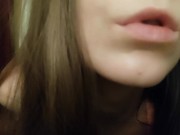 Sloppy finger sucking and spit drool ASMR mouth sounds 4/16
