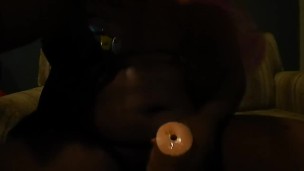 Stroking with my pocket pussy