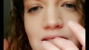 Redhead Milf Gives Herself A Quick Orgasm 