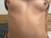 nympho PAWG hot bouncing makes her moan loudly POV 3/16