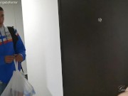 Two bored girls prank delivery guys for fun 8/16