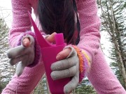 Furry Play: Nerdy Kitten In HER NaTurAL EnvirOnMent 14/16