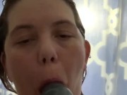 Lip service in the shower