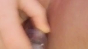 Ftm transman plays fucks pussy with toy