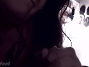 Milf takes surprise cumshot in the eye after masterful blowjob. 10/16