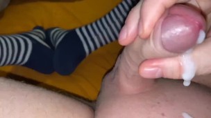 In Ringelsocken Füsse Fetisch socken sockfetish 