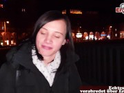 Deutsche Studentin abgeschleppt auf der Straße und zuhause privat gefickt