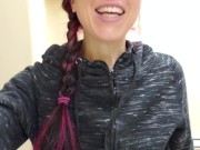 Tampon String Piss On The Floor In The Gym Shower 13/16