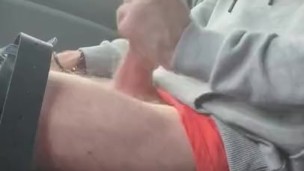 Naughty car outdoor wank - masturbating outside.. see if I got caught! 