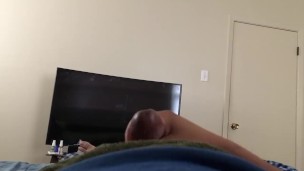 Playing with my dick until I make a mess