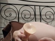 FILLED: Button takes a dildo up her ass and gets herself off (Hot AF)