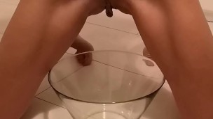 My skinny body..peeing
