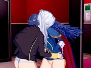 Fire Emblem - Lucina X Robin Scissoring (3D Hentai)