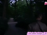 Öffentlicher Dreier Sex in Berlin Tiergarten mit deutscher blonder schlampe 2/16