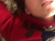 СОСЕДКА НА РОЖДЕСТВО ПОКАЗАЛА СВОЮ БОЛЬШУЮ ПОПУ 15/16