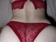 Milf fuck in sexy lingerie creampie cuminside 內射漂亮小姊姊 9/16