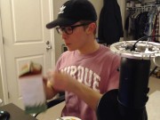 Stepbro eats stepsister's Greek yogurt and chocolate milk (Gone Sexual!)