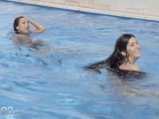 Lesbea Straight teen Anya Krey seduced by young lesbian Sabrisse 2/16