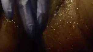 Ebony Pissing Orgasm 
