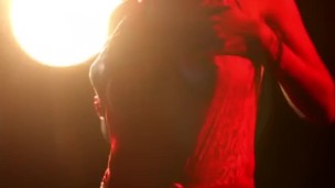 Sexy freak in red promo video 