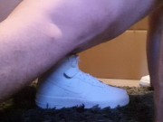 4K - Fuck and cum hard inside Nike Airforce 1 Sneaker