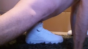 4K - Fuck and cum hard inside Nike Airforce 1 Sneaker