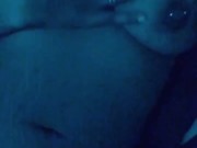 Sexy Nipples Pierced, Smoking, and Rubbing Clit 