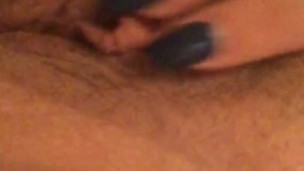 Rubbing my pretty little pussy