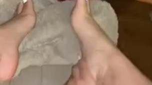 FRESHLY WASHED TOES