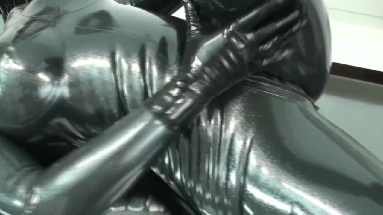 Encased In Black Latex Catsuit With Rubber Mask And Breathplay Masturbation - Free Sex Video - RedTube